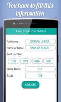 Fake Credit Card Maker Prank capture d'écran 2