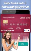 Fake Credit Card Maker Prank capture d'écran 3