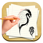 How To Draw Tattoo : Learning icon