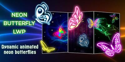 Neon ButterFly Live Wallpaper ảnh chụp màn hình 3