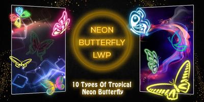 Neon ButterFly Live Wallpaper capture d'écran 2