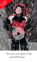 Snowfall Photo GIF پوسٹر