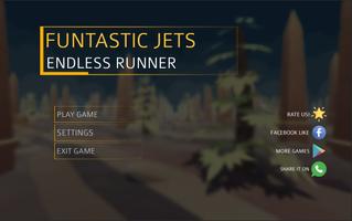 Funtastic Jets Endless Runner Affiche