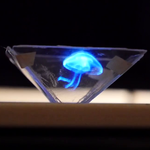 Projetor de holograma 3D Vyomy