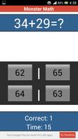 Monster Math capture d'écran 2