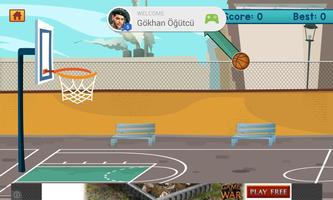 3D Basket Shots Pro ảnh chụp màn hình 1