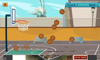 2 Schermata 3D Basket Shots Pro