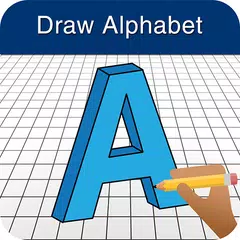 How to Draw 3D Alphabet Letter APK download