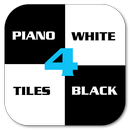 Piano Black White Tiles 4 aplikacja