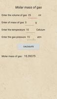 Molar Mass Of Gas 스크린샷 1