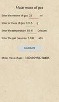 Molar Mass Of Gas 스크린샷 2