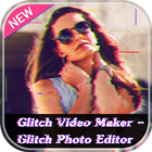 Glitch Video Maker-Glitch Photo Editor icône