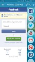All In One Social App capture d'écran 1