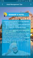 Hotel Management Tips स्क्रीनशॉट 3