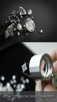 How to know real diamond? Affiche