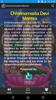 3 Schermata Chinnamasta Devi Mantra