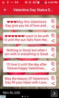 3 Schermata Valentine Love Status