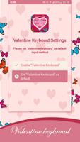 Valentine Keyboard Theme Affiche