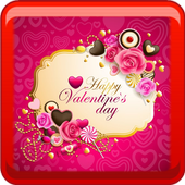 Valentine Greetings Card ícone