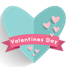 Valentine Day Photo Frame-icoon