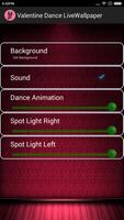 Valentine Dance Live Wallpaper capture d'écran 1