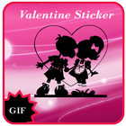 Valentine Gif Stickers biểu tượng