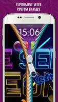 برنامه‌نما Zip Lock Screen : Neon Bright عکس از صفحه