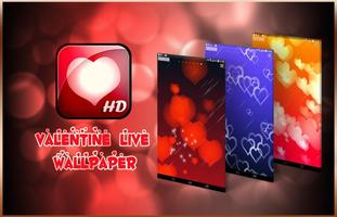 Valentine's Day Hearts Live Wallpaper Plakat