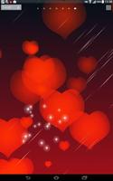 Valentine's Day Hearts Live Wallpaper capture d'écran 1