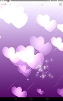 Valentine's Day Hearts Live Wallpaper capture d'écran 2