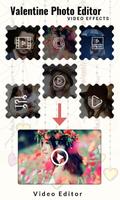 Valentine Photo Editor Video Effects ảnh chụp màn hình 1