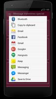 Message Valentine special 2017 capture d'écran 2