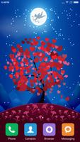 Valentine Heart Tree Wallpaper ภาพหน้าจอ 3