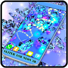 Wallpaper HD Of Neon Gliter 3D-icoon