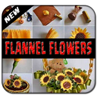 آیکون‌ DIY Flannel Flowers