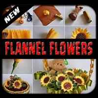 DIY Flannel Flowers ポスター