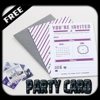 Party Card Invitation Cartaz