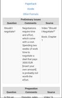 Negotiation Planner اسکرین شاٹ 1