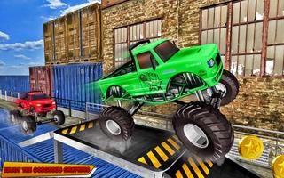 Monster Truck Stunts Racing Games 2017 capture d'écran 1