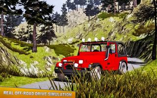 New Challenge Jeep Hill Drive Simulator Game Ekran Görüntüsü 1