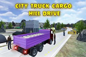 Poster City Truck Cargo Hill Drive