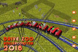 Drive Zoo Roller Coaster 2016 اسکرین شاٹ 1