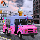 Ice Cream Delivery Truck icône