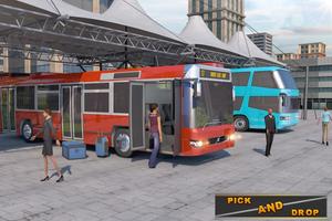 Bus games 3d coach bus driving スクリーンショット 1