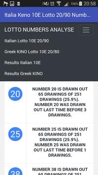 Download Italian Keno Lotto 10e 20 90 Stats And Analyse Apk For