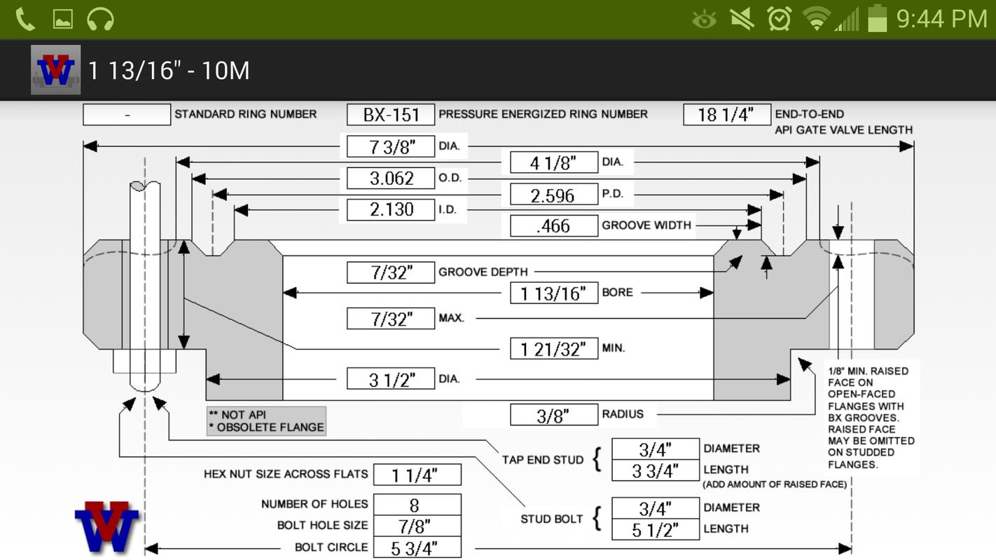 virtual flange slide rule apk download free books api flange chart download