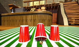 Tricky Ball Shuffle Shell Game : Guess the cup الملصق