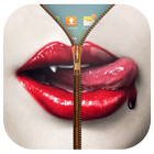 Vampire Girl Zipper LockScreen icône