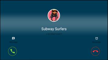 Call From Subway Surfers capture d'écran 1