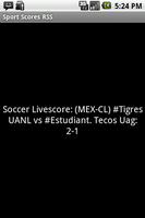 Sport Scores RSS الملصق